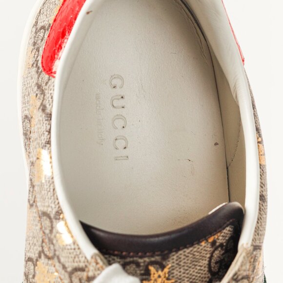 Gucci Ace GG Supreme Monogram Bee Sneakers - Picture 11 of 12
